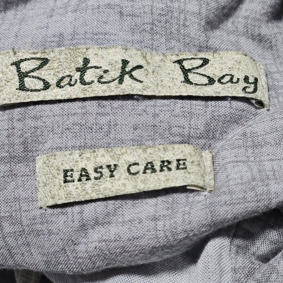 Batik Bay Hawaiian Button Up Shirt Mens Size 3XB Palm Tree Print Easy Care - Picture 3 of 4